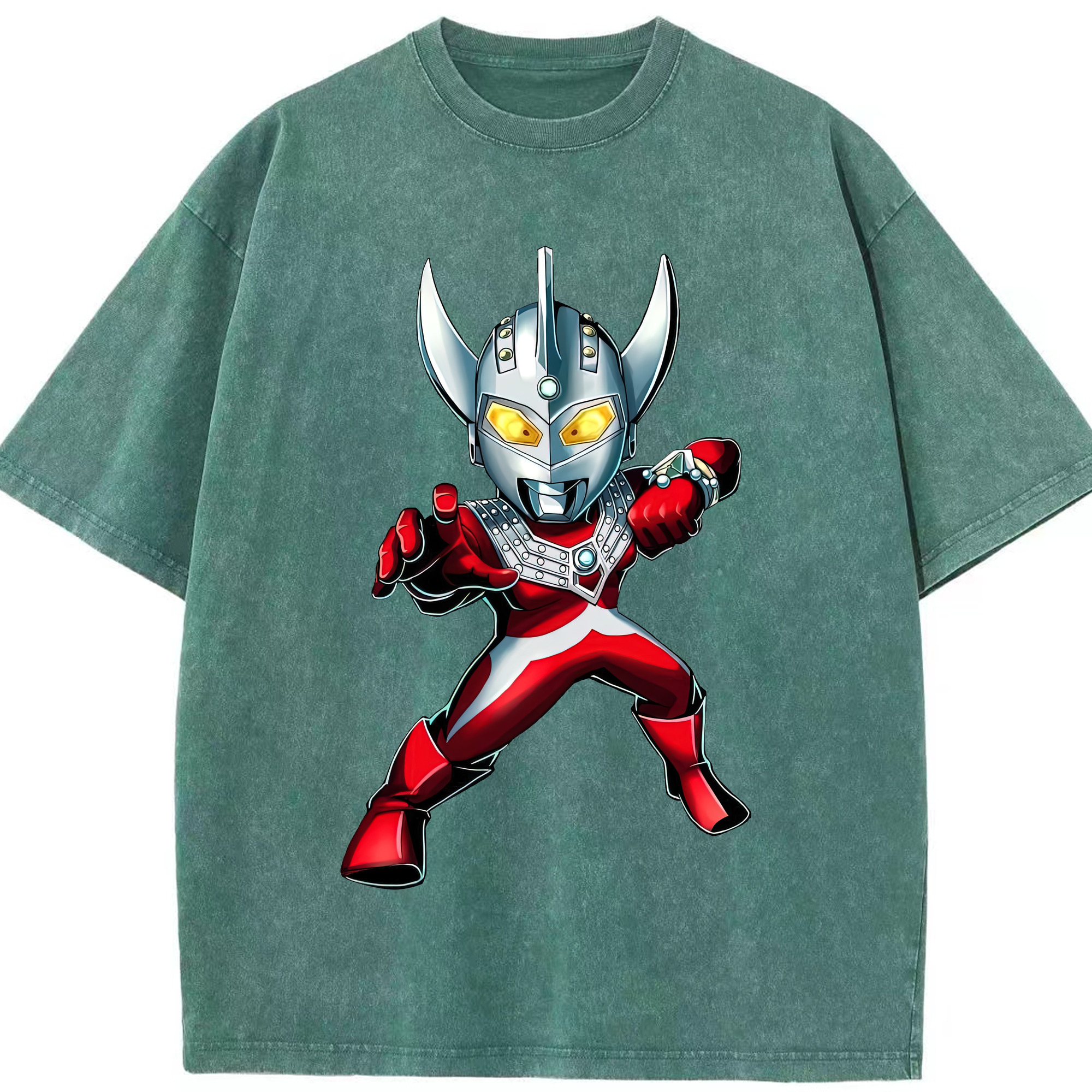 （画像用） ウルトラマン Ultraman 綿100% ヴィンテージ風 半袖Tシャツ（フロントプリント）